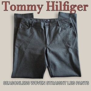 TOMMY HILFIGER Seasonless Tailored Woven Suiting Straight Leg Pants NWOT